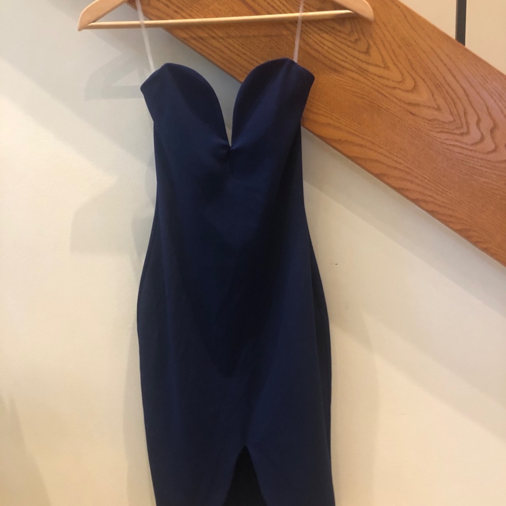 Navy Blue Mini Dress; XS; never worn